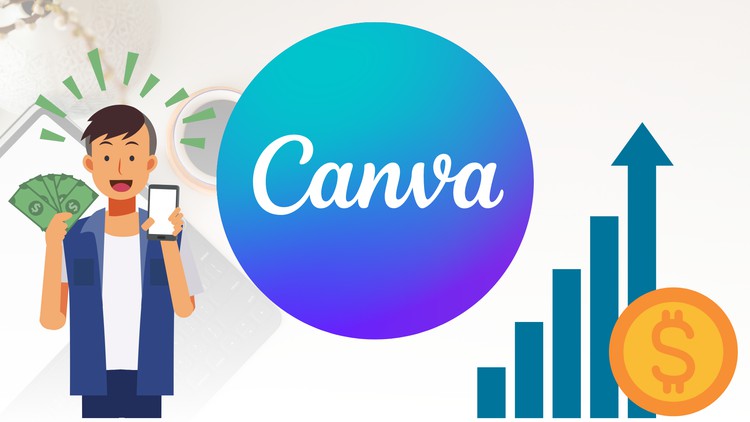 Learn Graphic Design using Canva & Start Freelancing:Free Udemy Course 2024